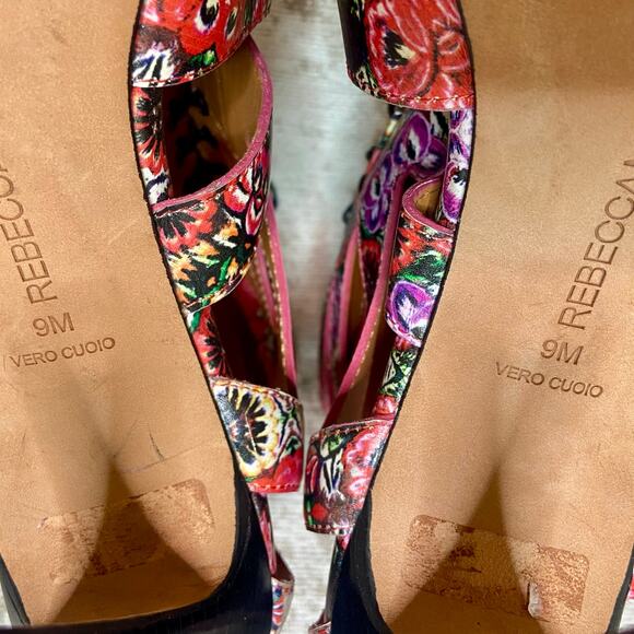 Rebecca Minkoff Rita (Sample) Knee High Gladiator Heeled Sandals in Floral - Picture 7 of 9